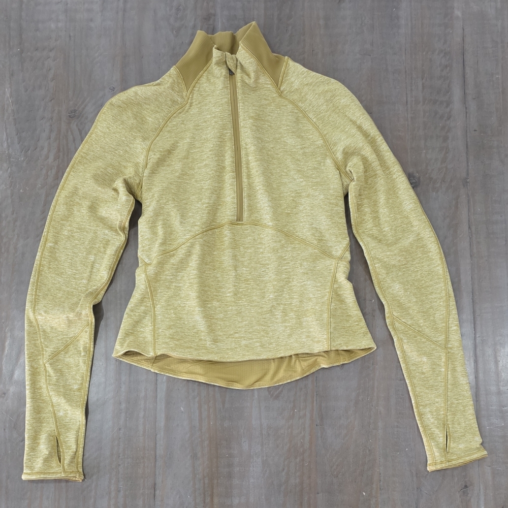 Lululemon Women's Yellow Long Sleeve Top #A0143
